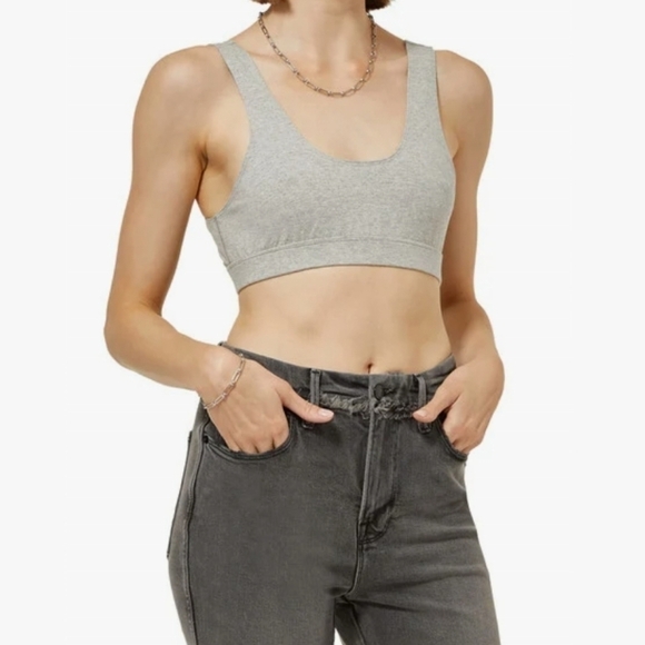 Good American Grey Scoop Bra - Picture 2 of 3